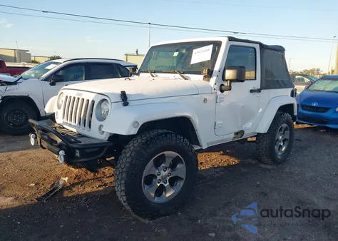 2018 Jeep Wrangler Jk Sahara 4X4 из США, поврежденный, VIN 1C4AJWBG2JL821132